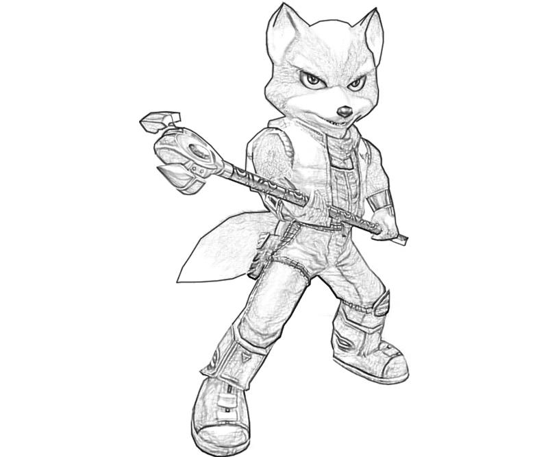 Nintendo Star Fox Coloring Pages Coloring Pages