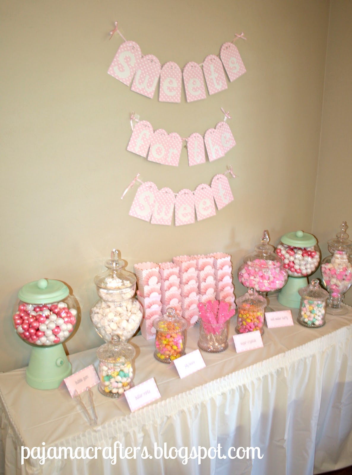 Pajama Crafters Weekend Pajama Party Sugar & Spice Baby Shower!