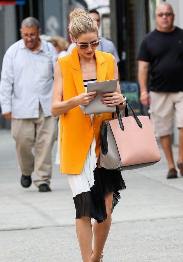 olivia palermo chaleco maxi