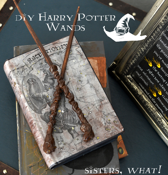 DIY Harry Potter Wands Craft Sisters, What!