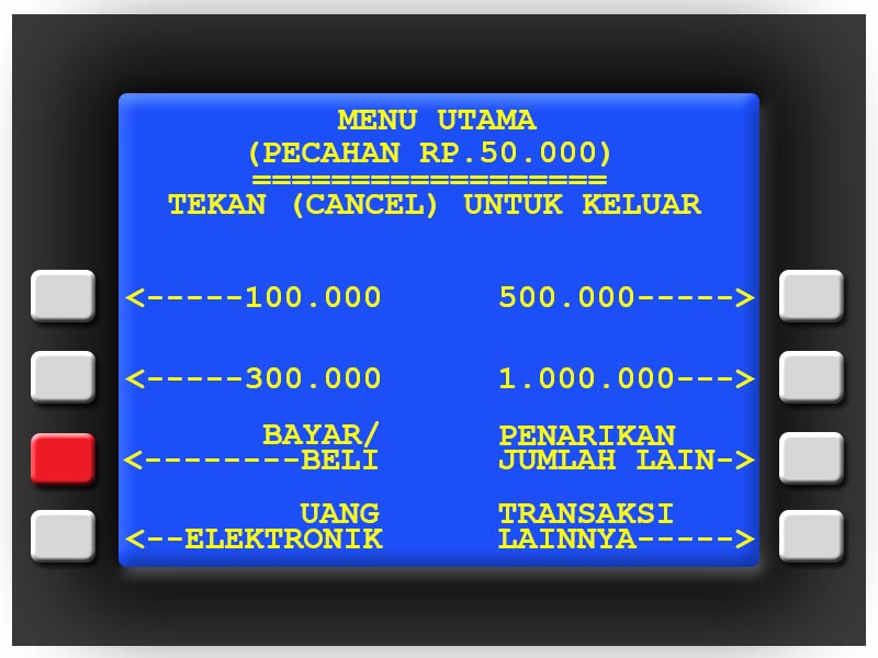 Petunjuk Pembayaran Yayasan Sasmita Jaya Via Atm Mandiri