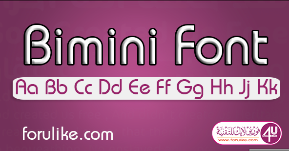 خط Bimini Font مميز لتصميم البنرات والإعلانات