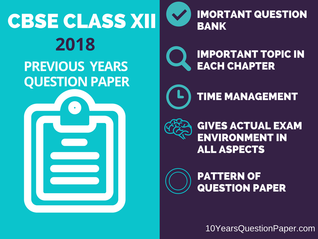 last year paper help students for preparation for class 12 exam CBSE 2018 previous year question paper help Students in different manner
