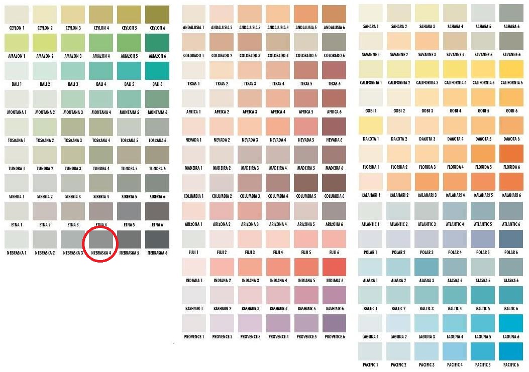 Л 15а колерная карта традиционные цвета санкт петербурга