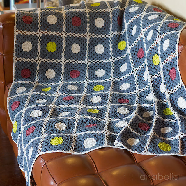 Britta crochet blanket pattern by Anabelia Craft Design