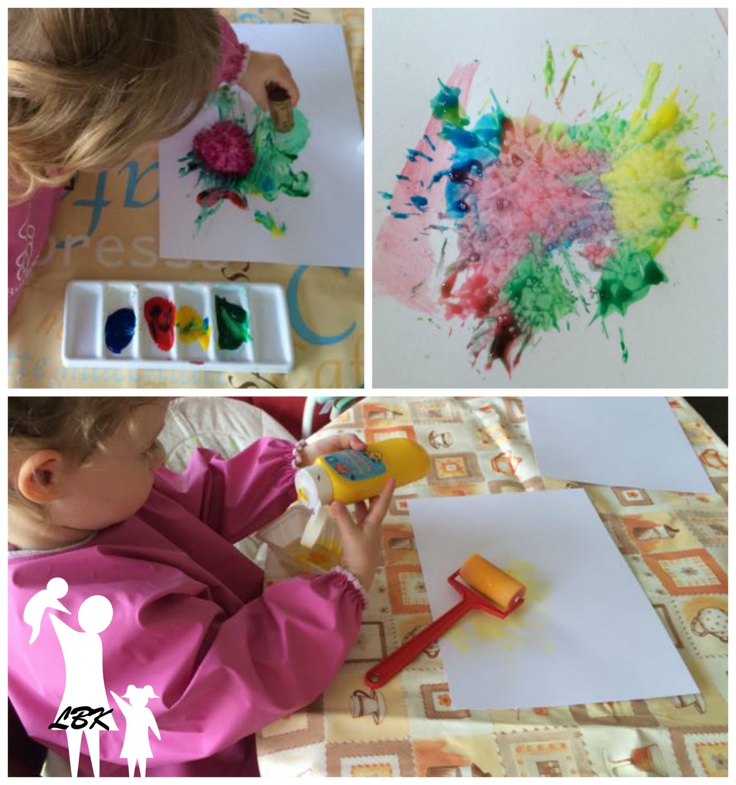 La peinture à doigts pour les petits, test et avis [Montessori inside]