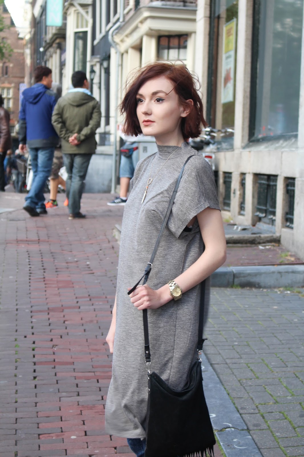 Amsterdam Outfit 1: The Dress and Jeans | Salt and Chic