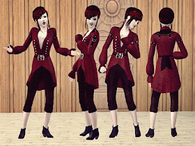 My Sims 3 Blog: Steampunk Pirate Outfit by Marla Zarakorah