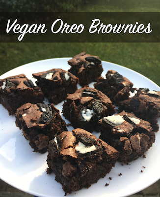 Vegan Oreo Brownies