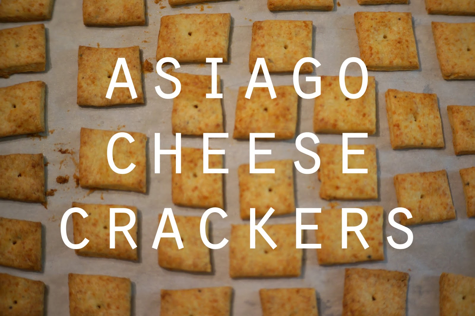 Asiago Cheese Crackers