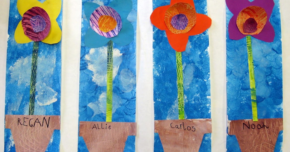 Cassie Stephens: In the Art Room: Ceramic Flowers with Third Grade