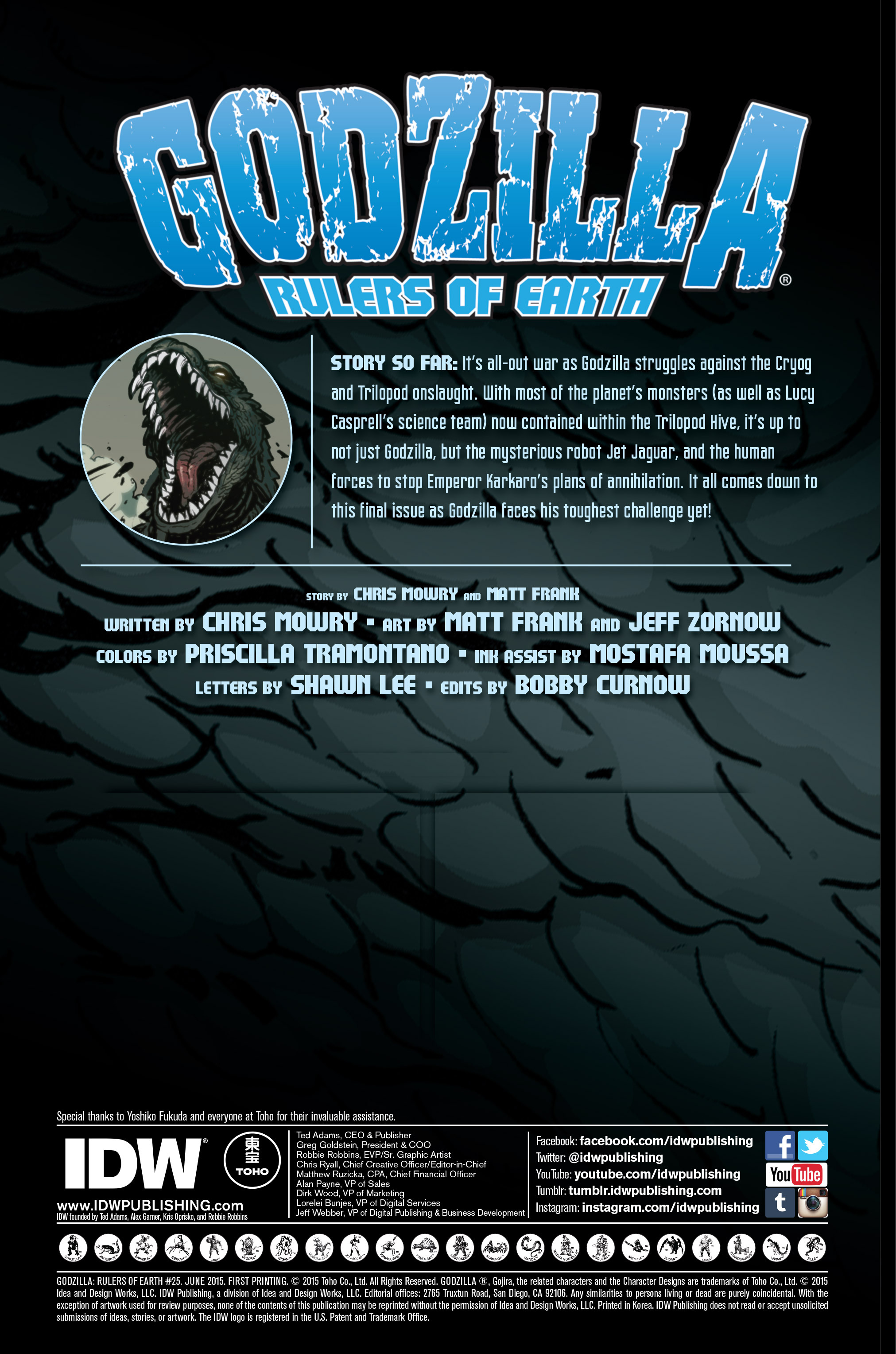 Read online Godzilla: Rulers of Earth comic -  Issue #25 - 2