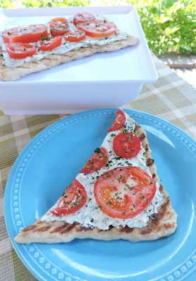 Grilled Cheese & Tomato Flatbreads
