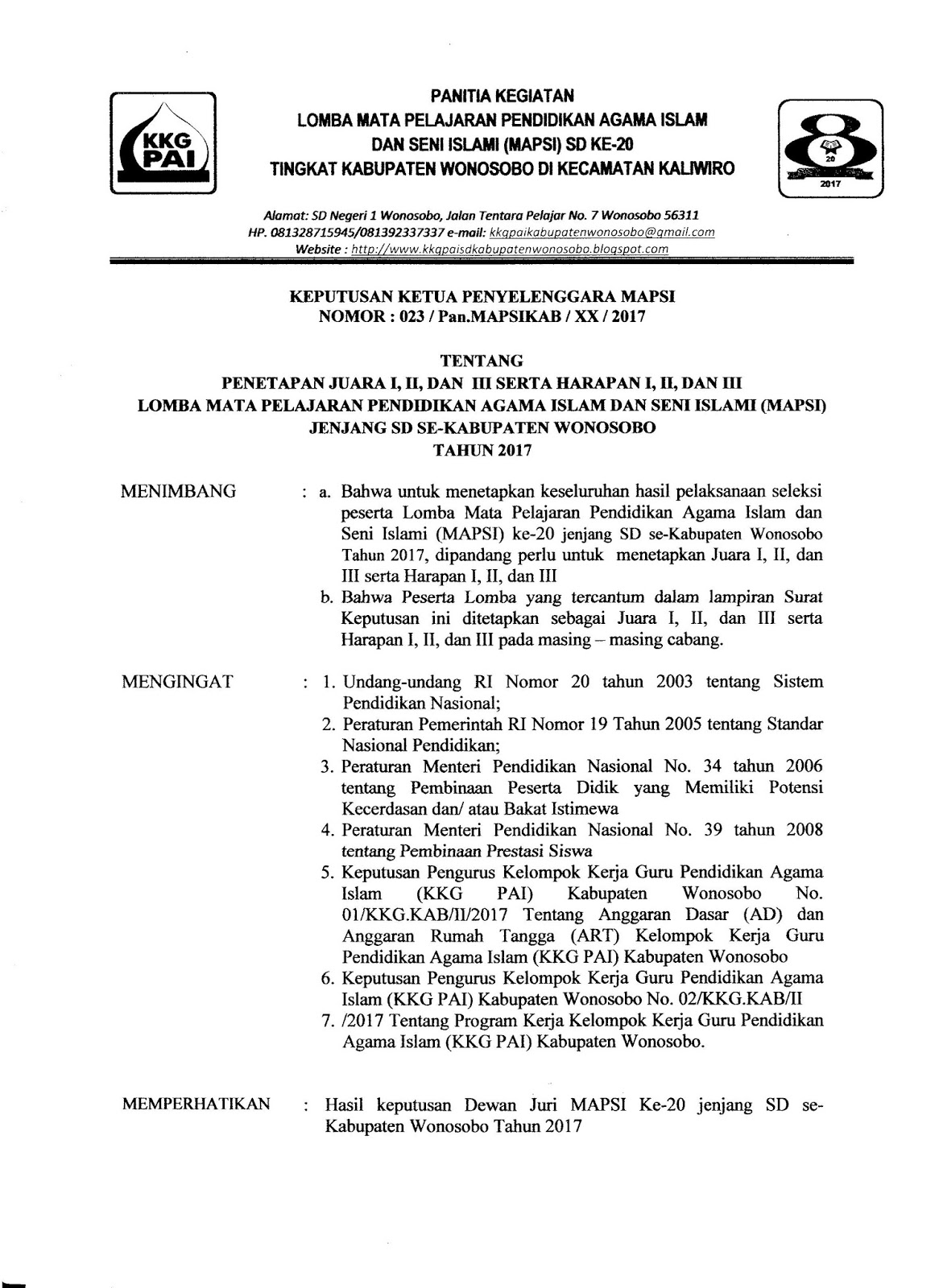 Kumpulan Soal Mapsi Pai Sd 2021 Pejuang Ilmu