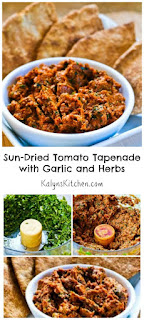 Sun-Dried Tomato Tapenade Recipe with Garlic and Herbs [found on KalynsKitchen.com]