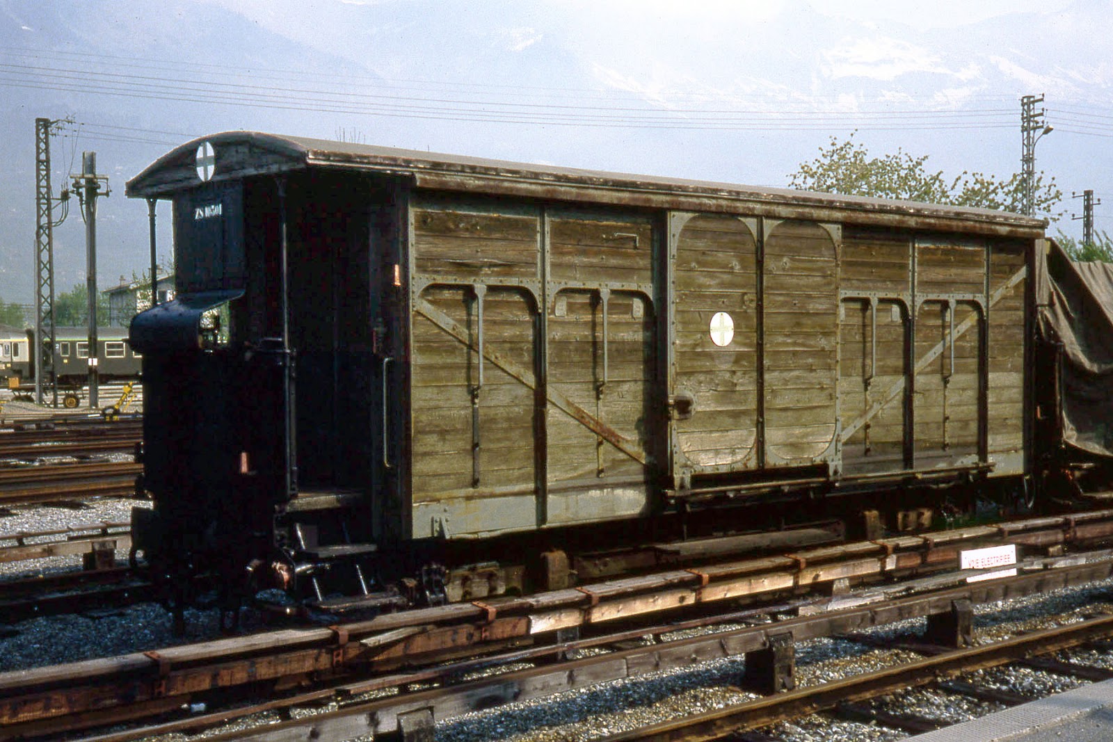 transpress nz narrow gauge boxcar, France
