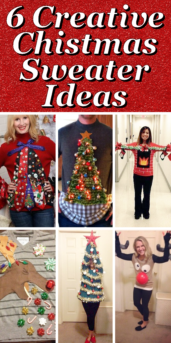 DIY Home Sweet Home 6 Creative Christmas Sweater Ideas