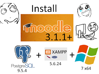 Install Moodle 3.1.1 with PostgreSQL 9.5.4 on Windows 7 tutorial