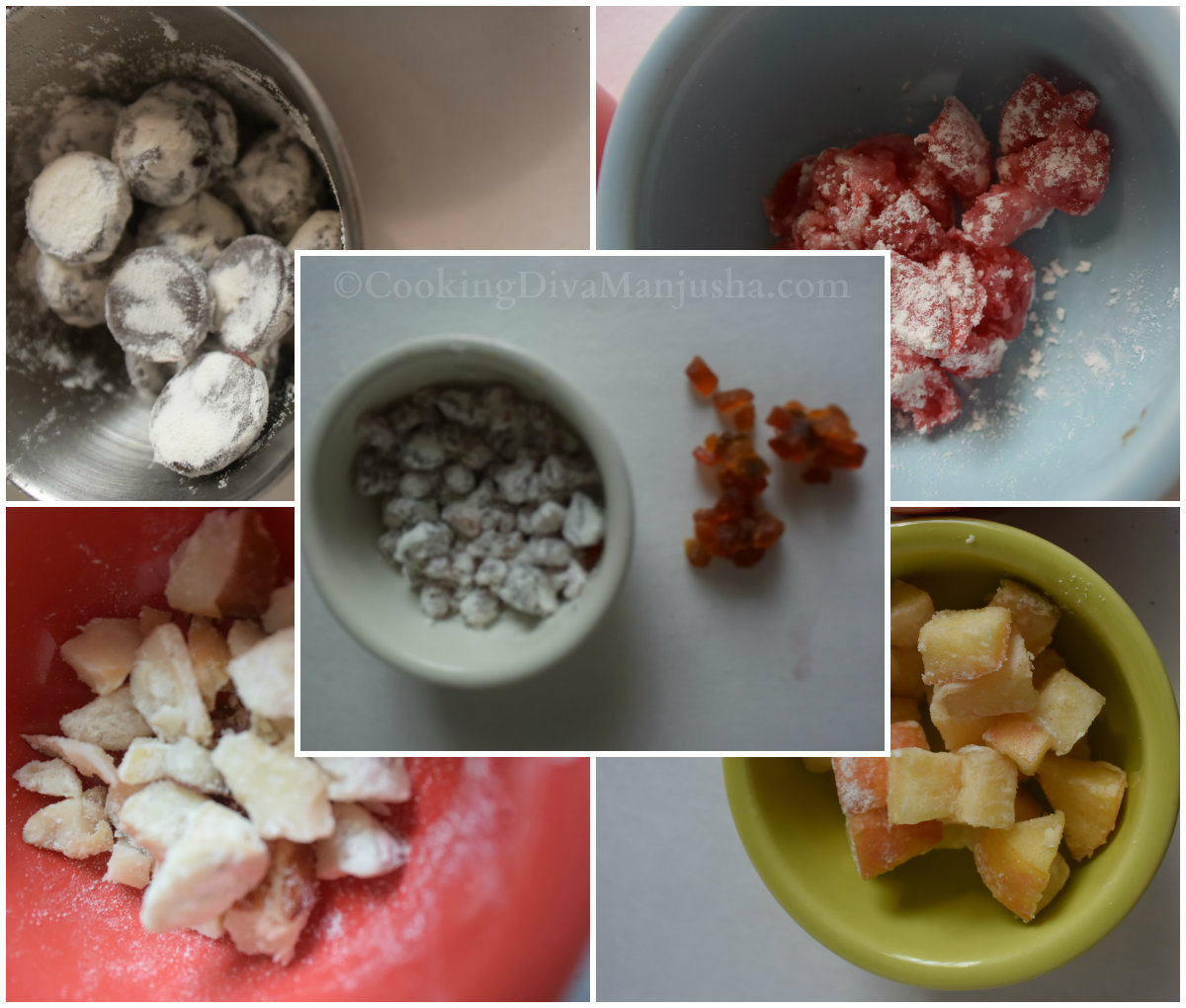 HOW TO prevent dry fruits,nuts,chocolate chips,fruits from sinking to