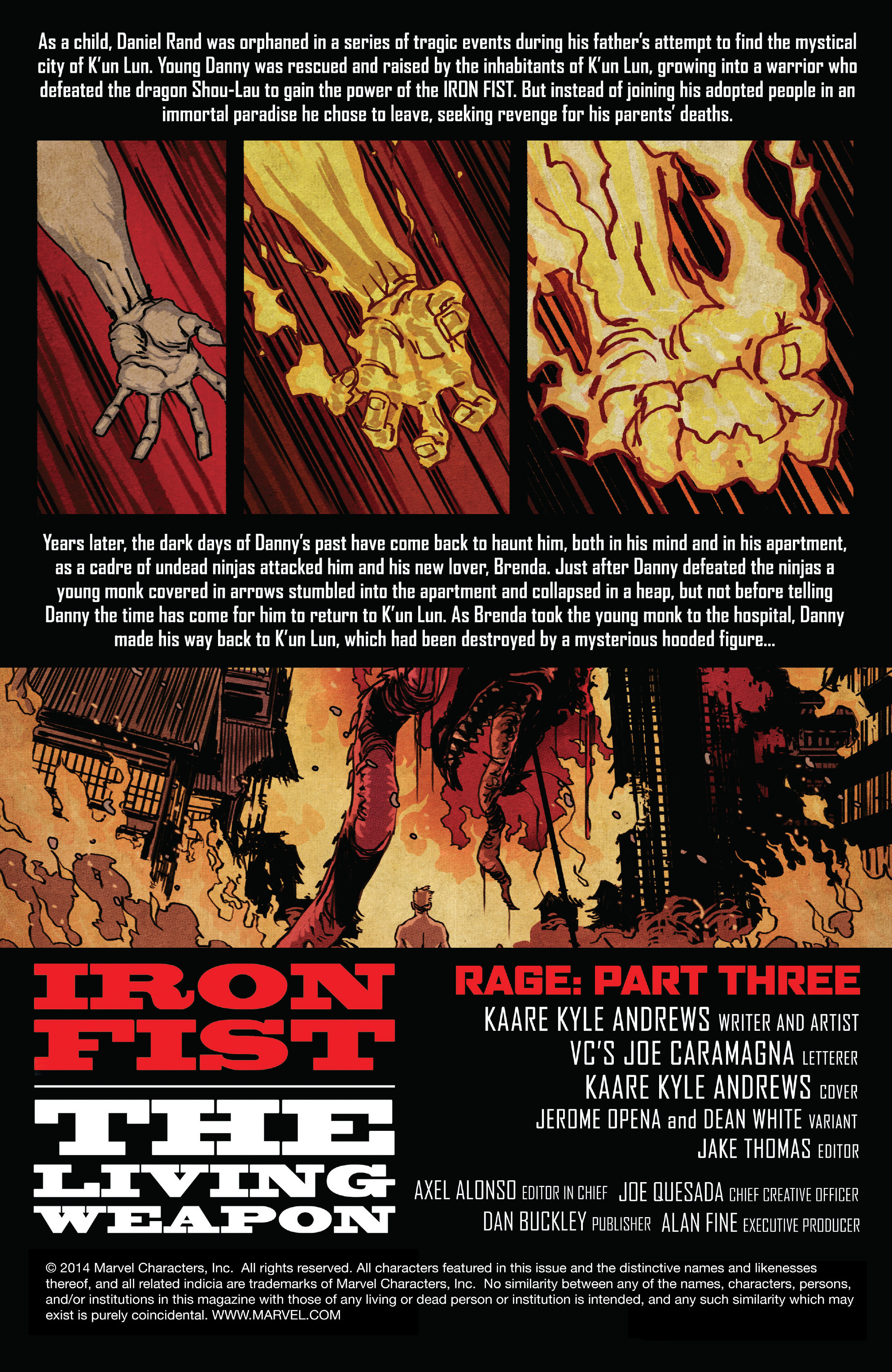 Read online Iron Fist: The Living Weapon comic -  Issue #3 - 2