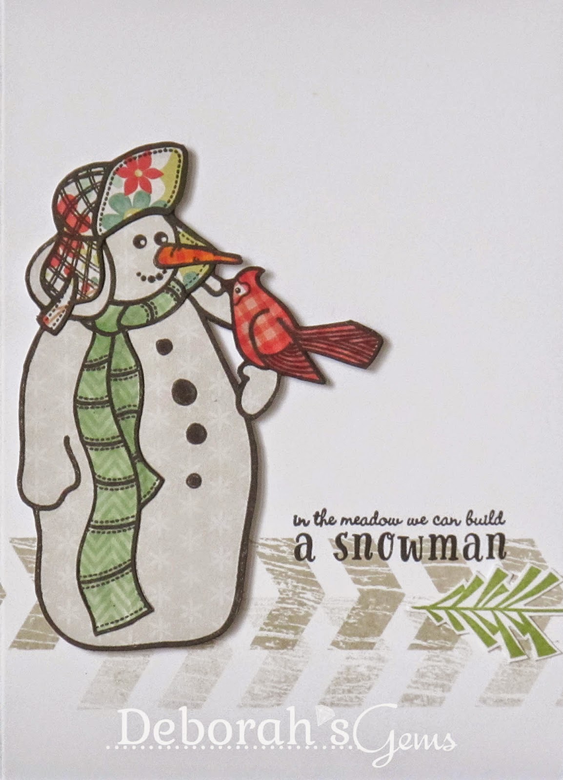 A Snowman - photo by Deborah Frings - Deborah's Gems