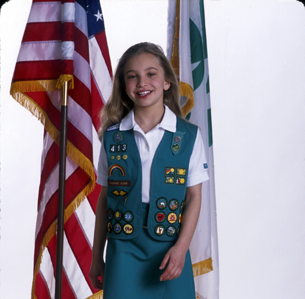Nostalgia Day 8: My Junior Girl Scout Sash - Organized Clutter