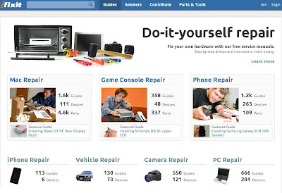 ifixit repairing website