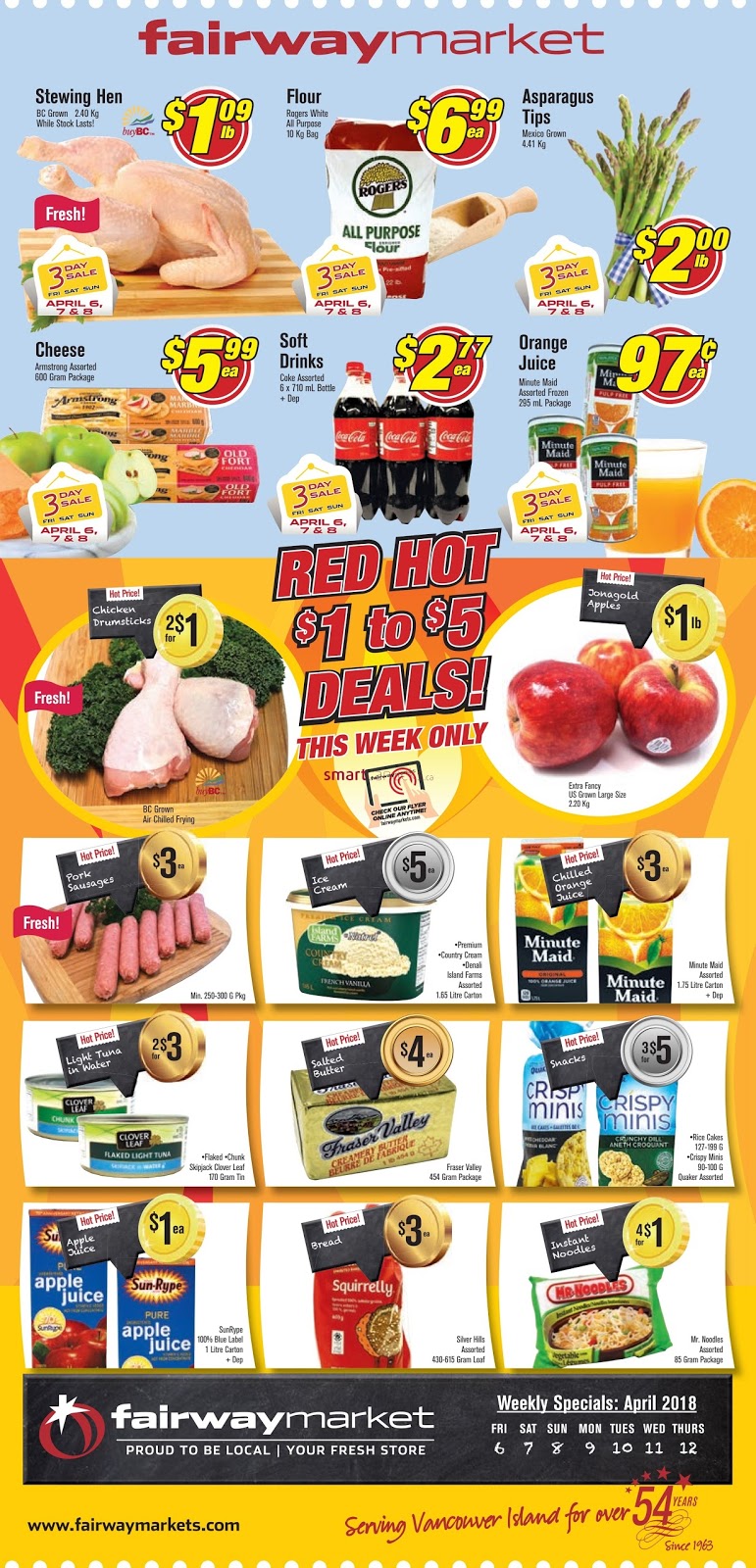 fairway market canada flyer april 6 12 2018 fairway market flyer