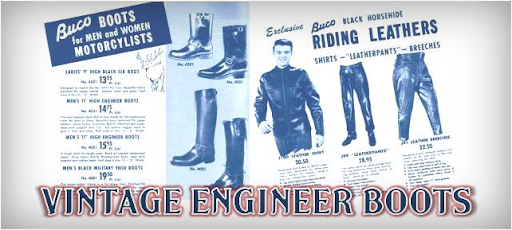 Vintage Engineer Boots