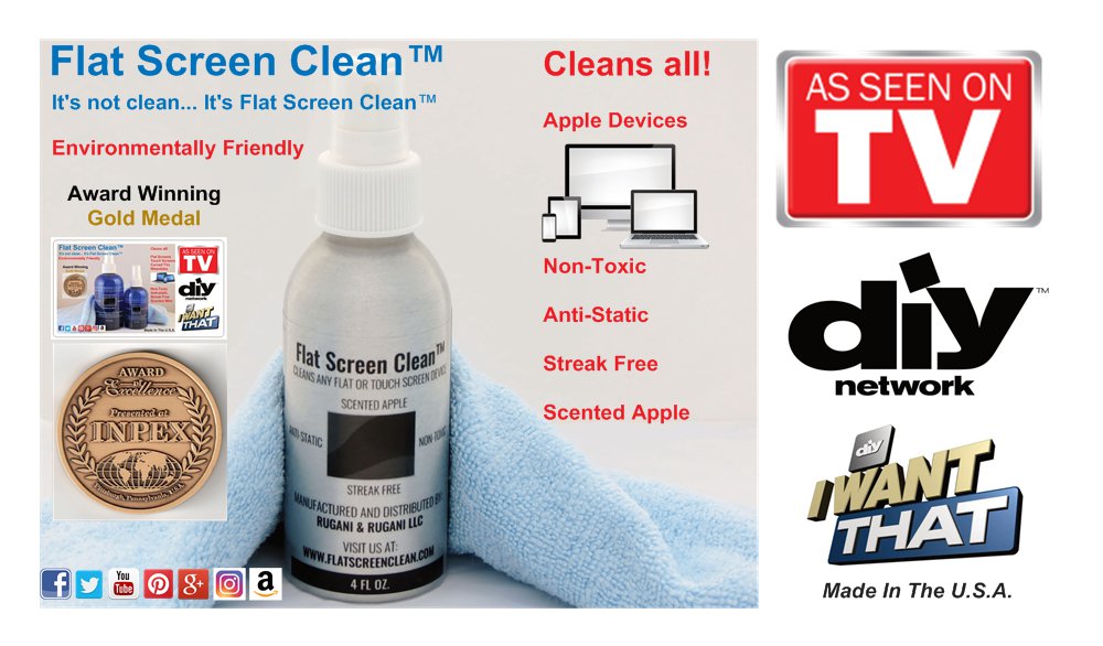 Flat Screen Clean™ How To Clean Apple products.