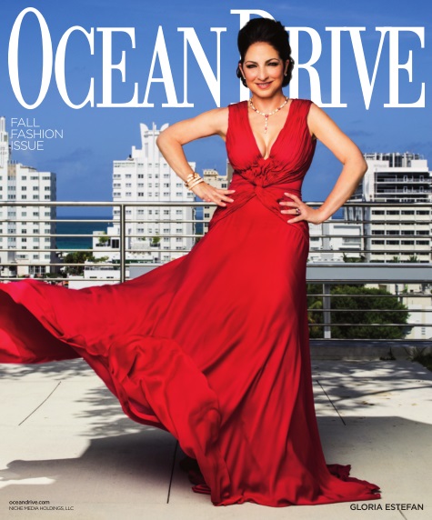 Gloria Estefan covers Ocean Drive Magazine
