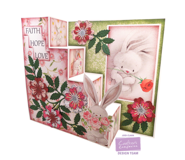 Crafter's Companion USA Information Blog Tutorial Easter Step Card