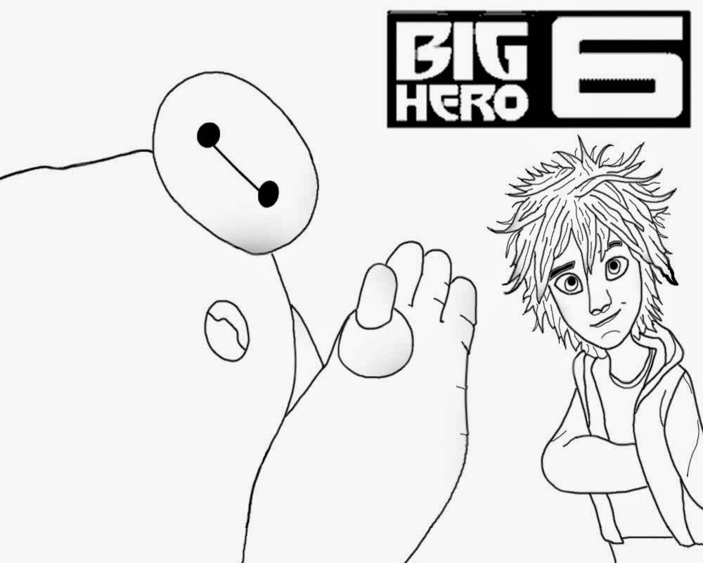 big hero 6 little kid coloring pages - photo #45