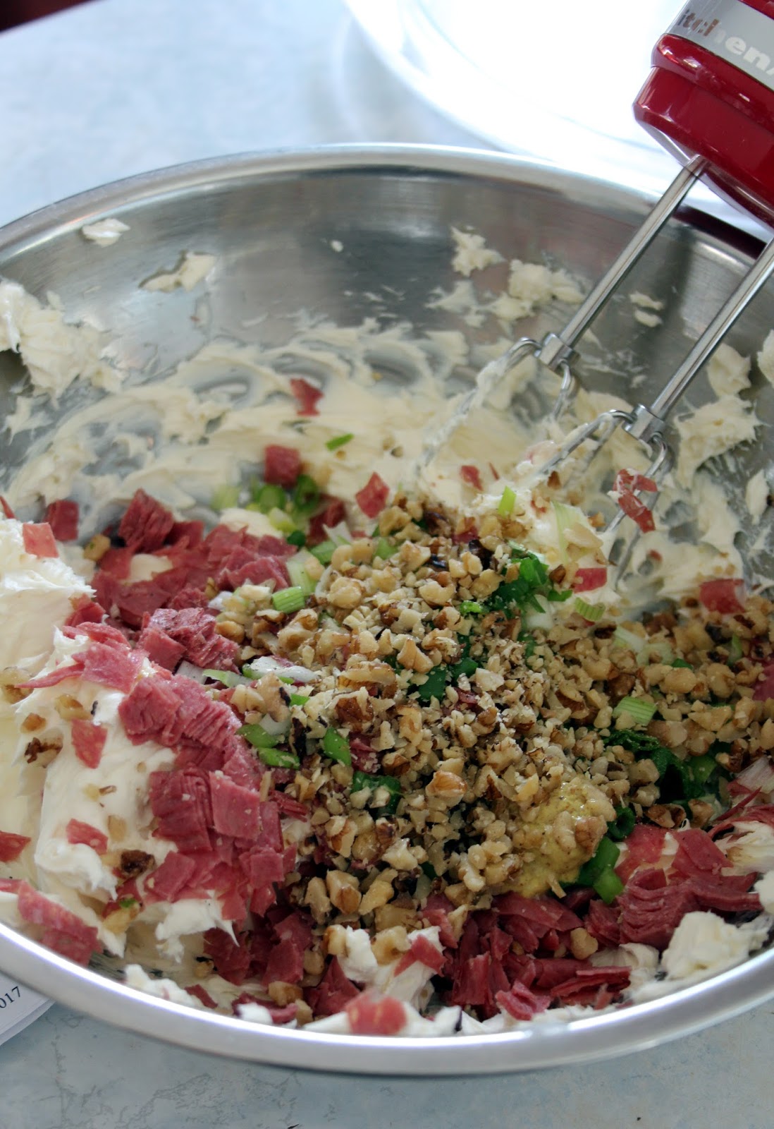 Jo and Sue Corned Beef Leprechaun Cheese Ball