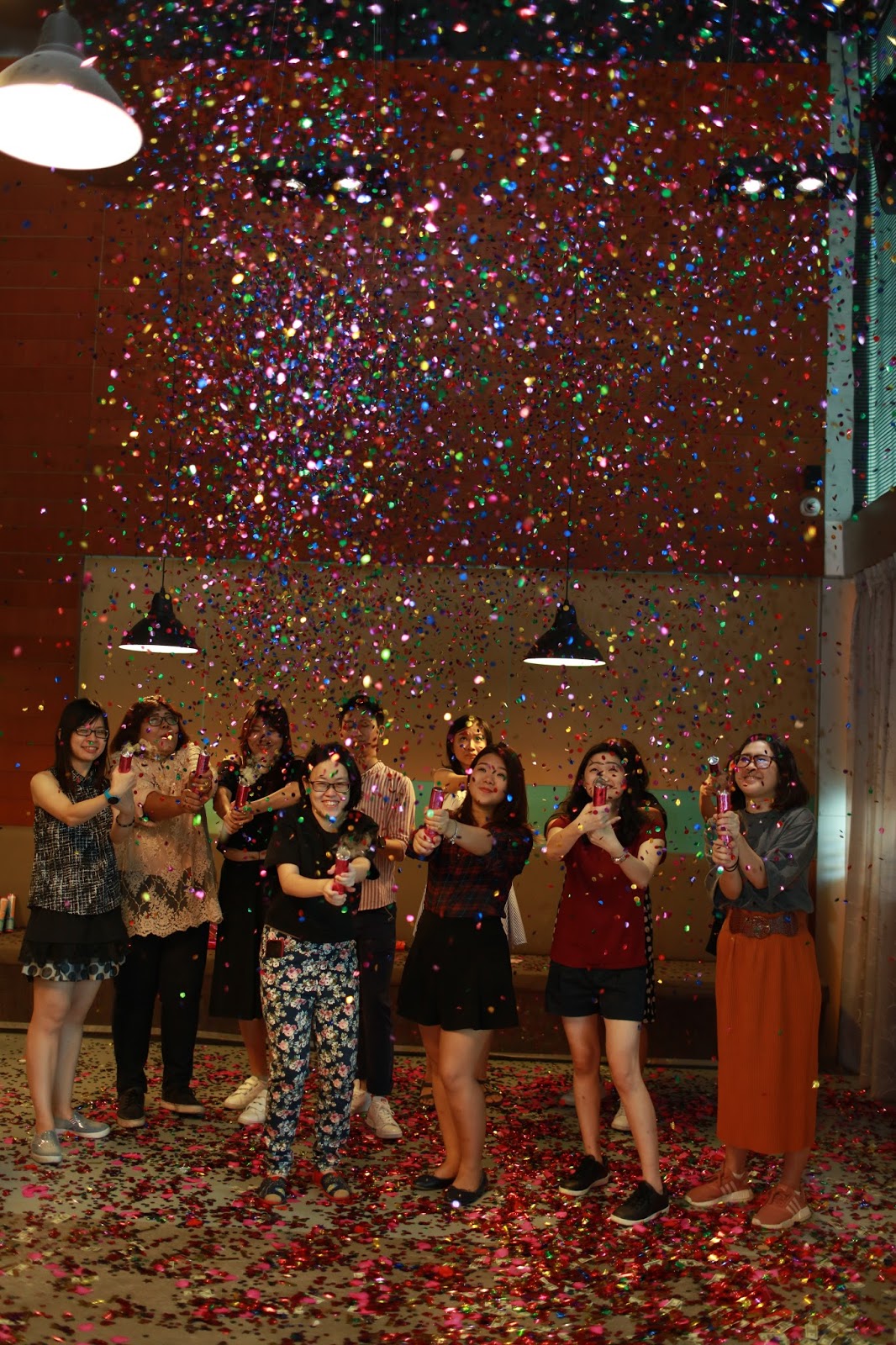 The launch of Party Popper Singapore