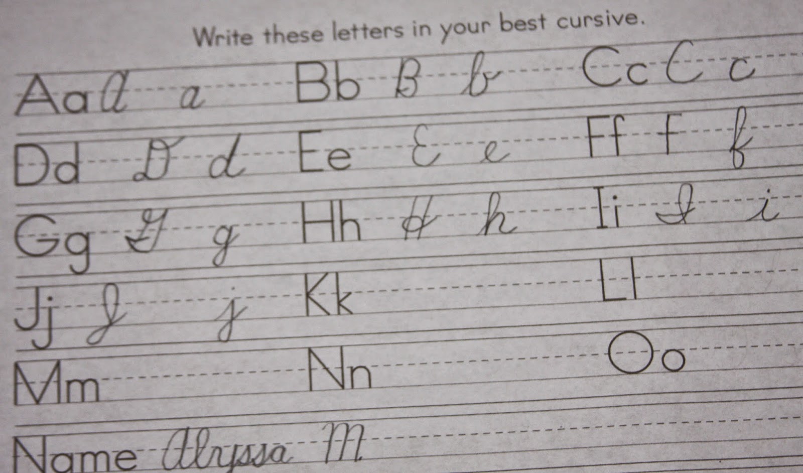 A Learning Journey: TOS Review: New American Cursive Penmanship Program ...