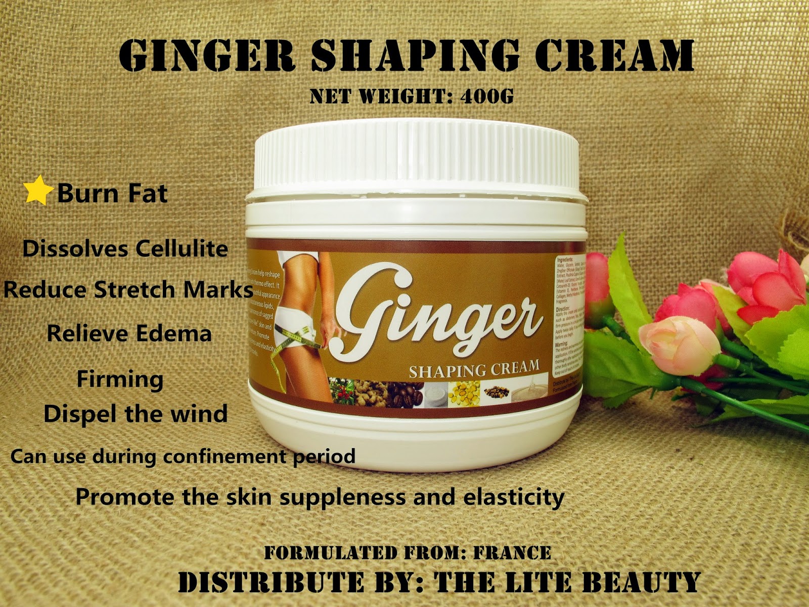 The Lite Beauty GINGER SHAPING CREAM