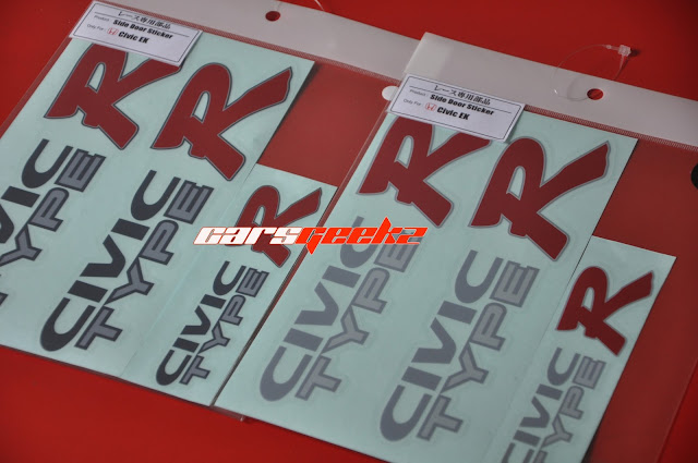 Honda civic type r side decals #3