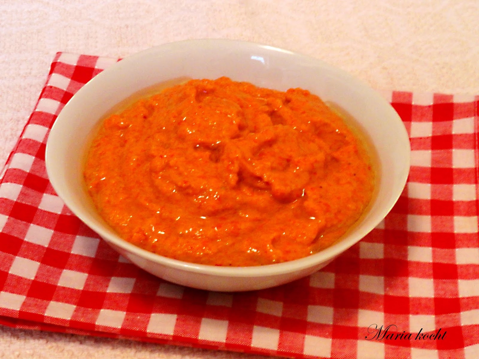 Maria kocht: Hummus mit gegrilltem Paprika / Sült paprikás hummusz