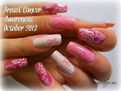 cancer breast awareness nails nail pink inspiration source link