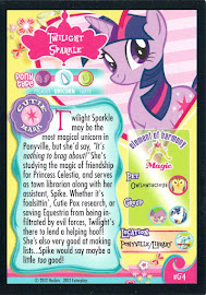 My Little Pony Twilight Sparkle Series 1 Trading Card