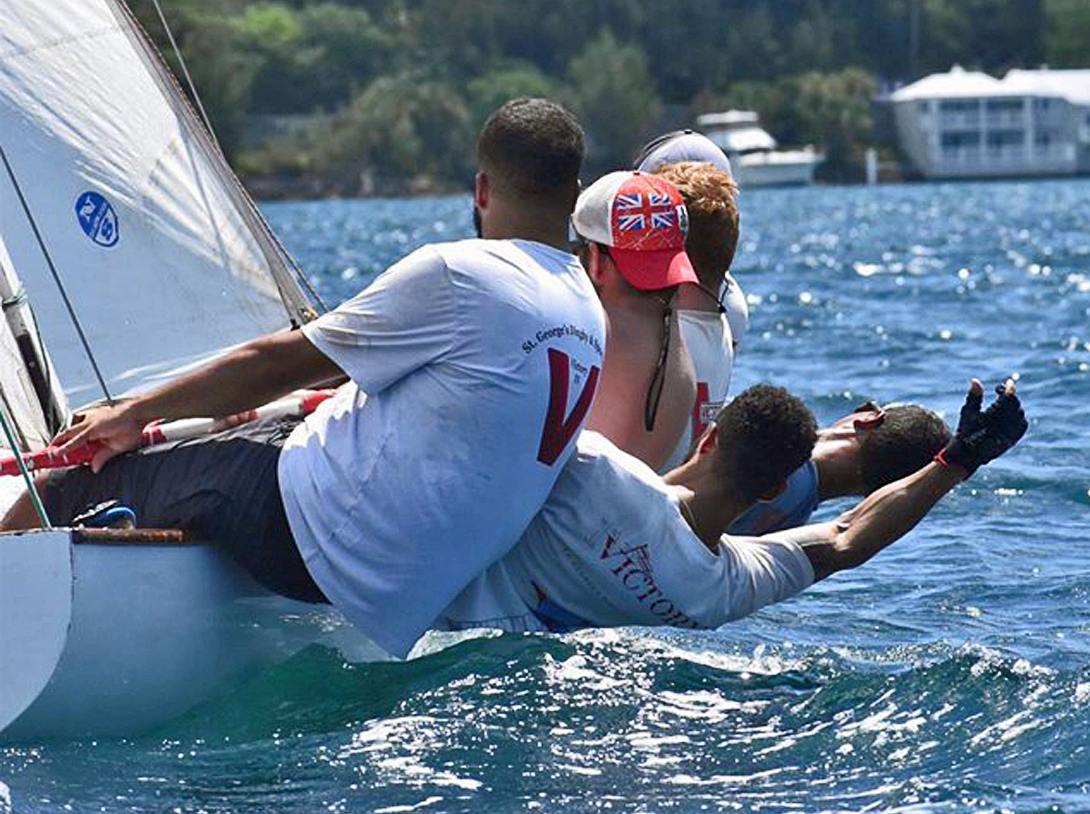 Earwigoagin Header Photo Bermuda Fitted Dinghy; Transom Shot