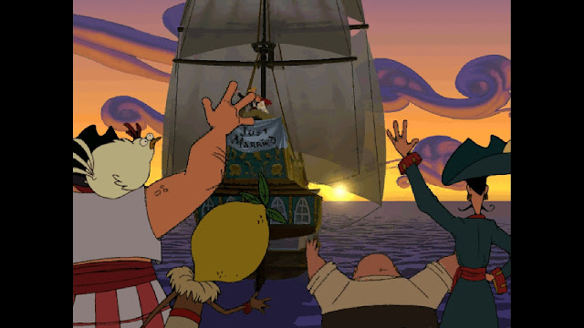 Screenshot from The Curse of Monkey Island