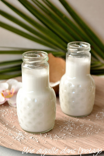 lait de coco maison