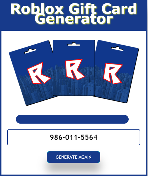 Modregard Roblox Gift Card Generator