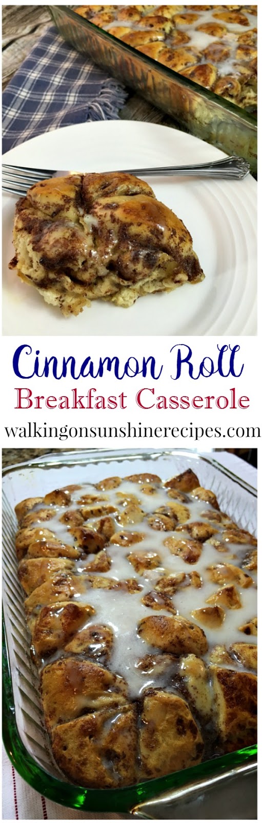 How to Make an Easy Cinnamon Roll Breakfast Casserole and VIDEO