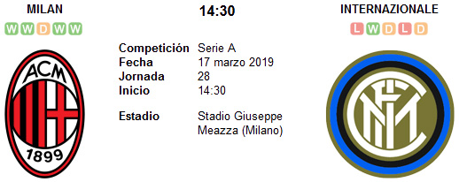 AC Milan vs Inter de Milan en VIVO AC Milan vs Inter de Milan en VIVO