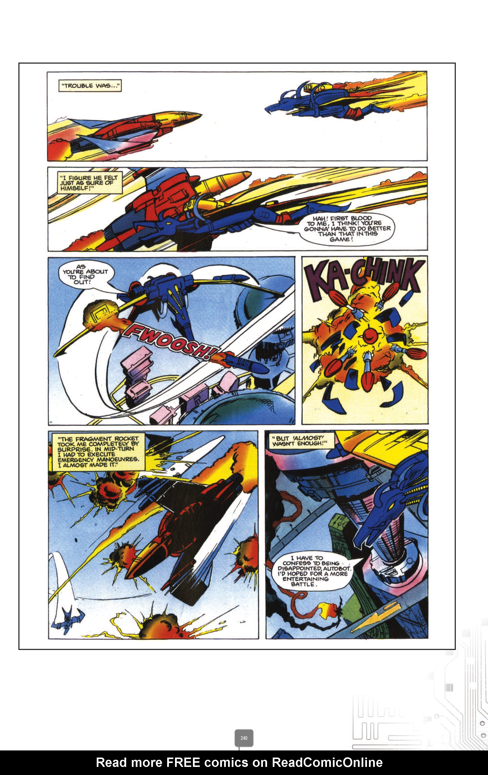 Read online The Transformers Classics UK comic -  Issue # TPB 4 - 240