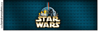 Star Wars Lego: Etiquetas para Candy Bar para Imprimir Gratis. Etiquetas de Star Wars Lego para imprimir gratis.
