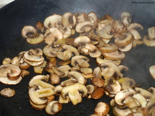 Setas Portobello y champiñones al fuego HortoGourmet